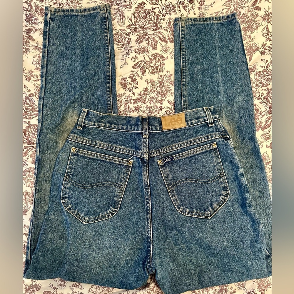Classic Vintage Lee Blue Denim Jeans - Picture 5 of 13